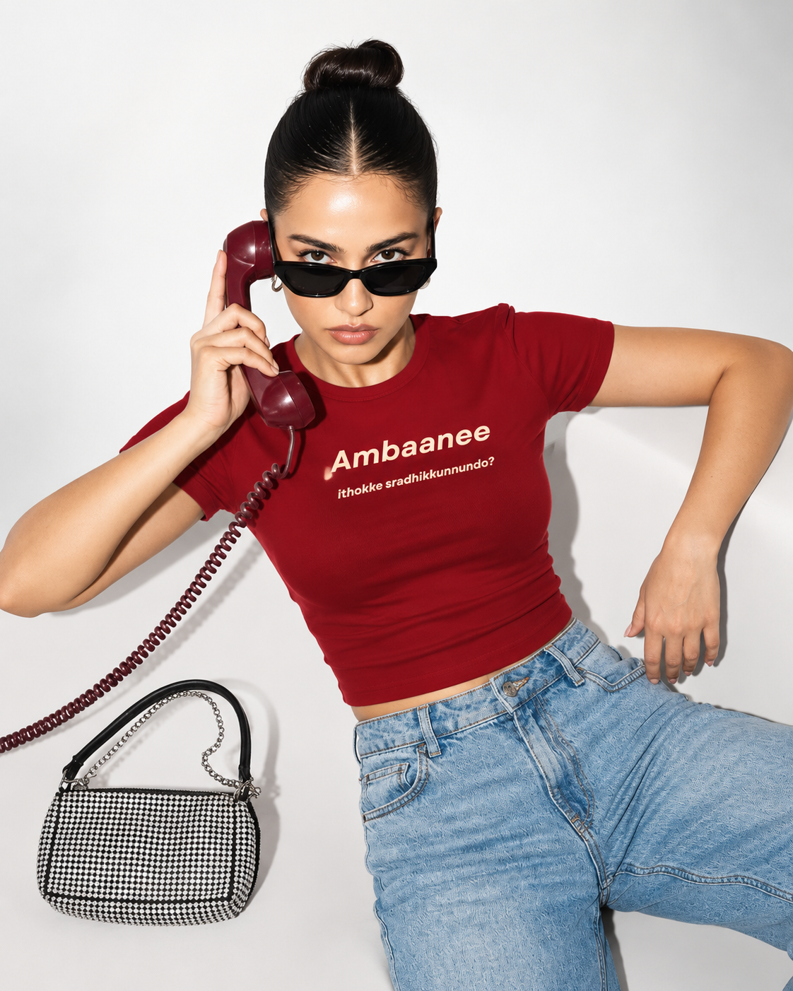 Ambaane sample garment in Red